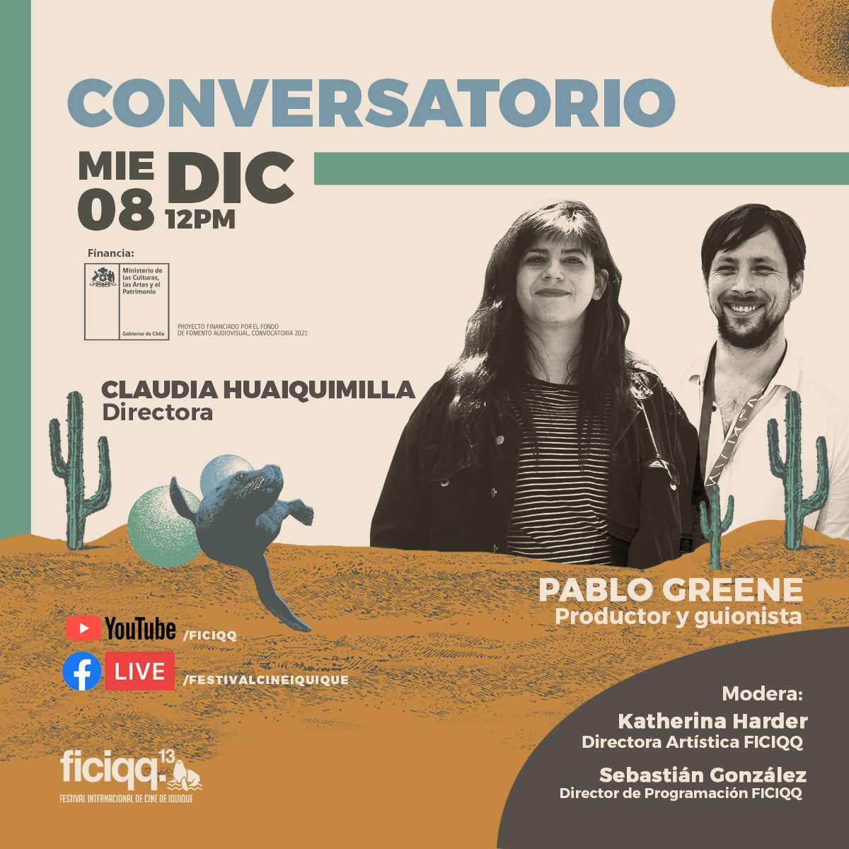 Conversatorio Claudia Huaiquimilla y Pablo Greene (Online) 1